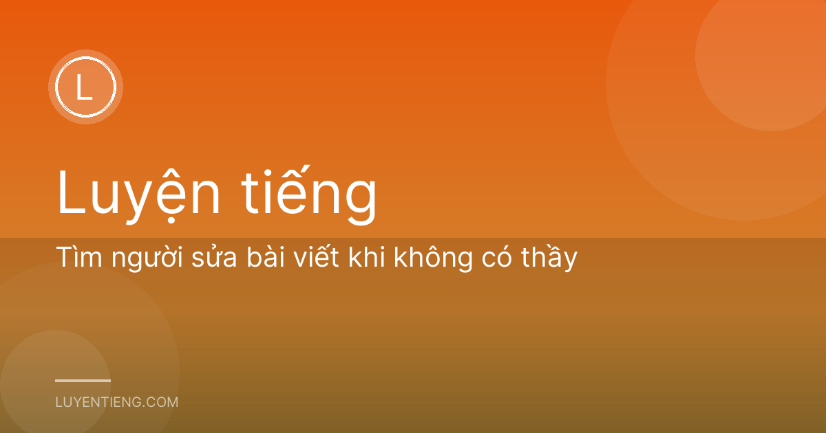 Tìm người sửa bài viết khi không có thầy